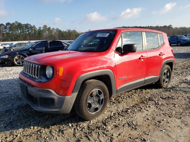 JEEP RENEGADE S 2016 with VIN ZACCJAAT7GPC69884 - Photo from auction