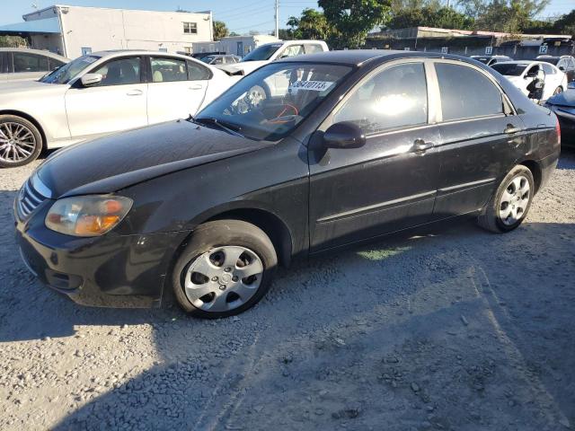KIA SPECTRA EX 2009 with VIN KNAFE221995599684 - Photo from auction