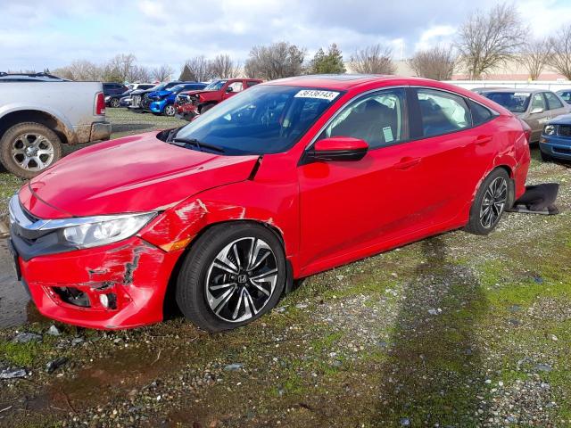 HONDA CIVIC EXL 2017 with VIN 2HGFC1F76HH652965 - Photo from auction