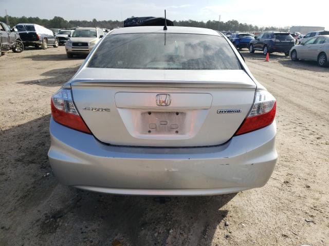 Photo 6 from auction – 2012 HONDA CIVIC HYBR with VIN JHMFB4F2XCS002866