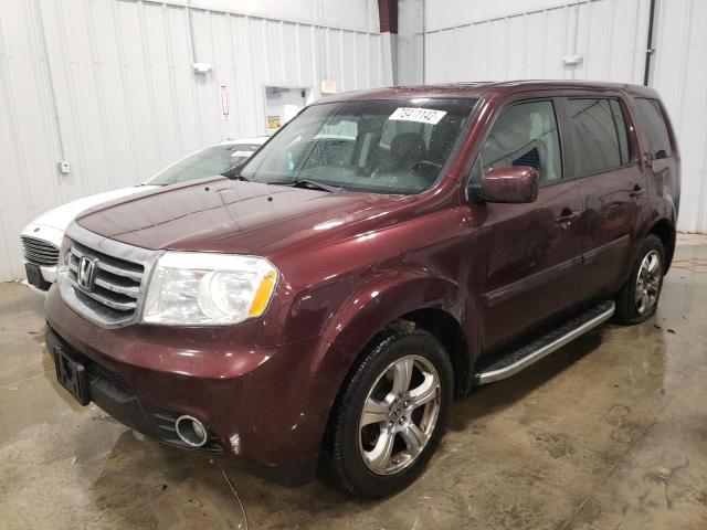 HONDA PILOT EXL 2012 with VIN 5FNYF4H54CB034067 - Photo from auction