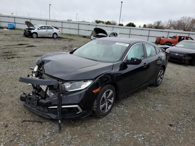 Photo 1 from auction – 2020 HONDA CIVIC LX with VIN 19XFC2F69LE203764