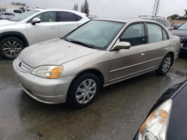 Photo 1 from auction – 2001 HONDA CIVIC EX with VIN JHMES26741S001902