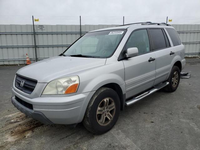 HONDA PILOT EXL 2004 with VIN 2HKYF18554H596223 - Photo from auction