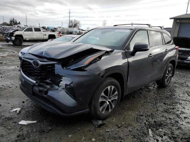 TOYOTA HIGHLANDER 2021 with VIN 5TDGZRBHXMS552071 - Photo from auction