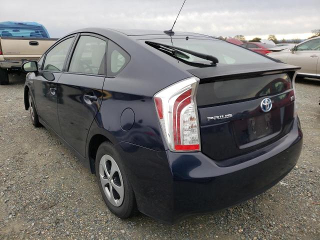 Photo 2 from auction – 2013 TOYOTA PRIUS with VIN JTDKN3DU1D1706211