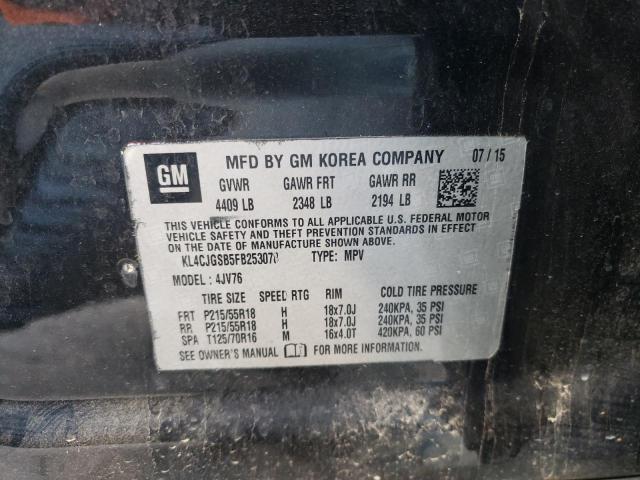 Photo 14 from auction – 2015 BUICK ENCORE with VIN KL4CJGSB5FB253078