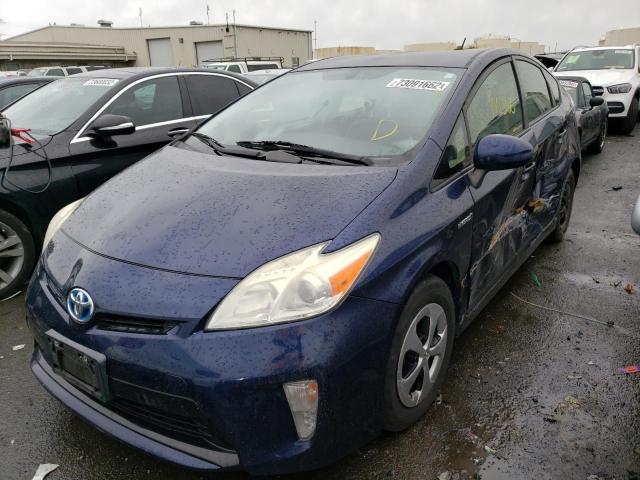 TOYOTA PRIUS 2012 with VIN JTDKN3DU4C1608014 - Photo from auction
