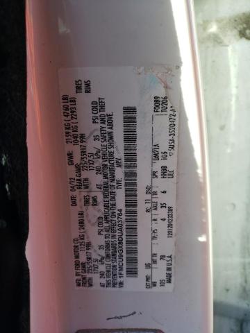 Photo 14 from auction – 2013 FORD ESCAPE SE with VIN 1FMCU9GX8DUA03764