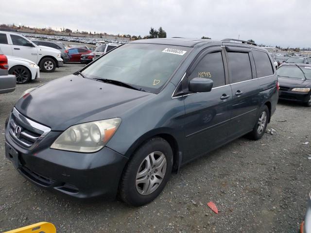 HONDA ODYSSEY EX 2005 with VIN 5FNRL38695B418381 - Photo from auction