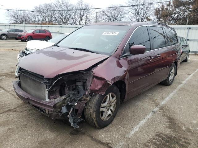 Photo 1 from auction – 2007 HONDA ODYSSEY EX with VIN 5FNRL387X7B426906