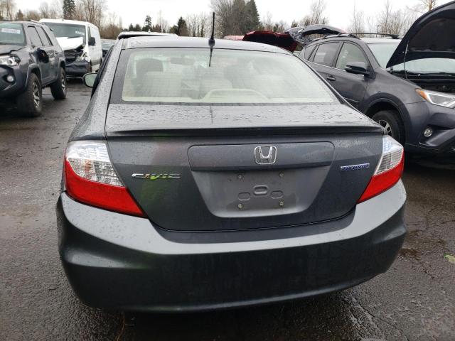 Photo 6 from auction – 2012 HONDA CIVIC HYBR with VIN JHMFB4F32CS011036