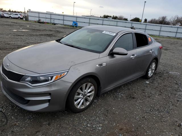 KIA OPTIMA LX 2018 with VIN 5XXGT4L32JG253307 - Photo from auction