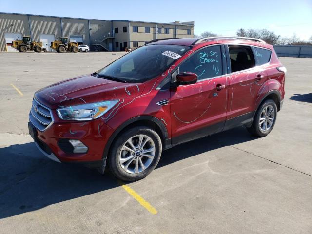FORD ESCAPE SE 2018 with VIN 1FMCU0GD1JUD58210 - Photo from auction