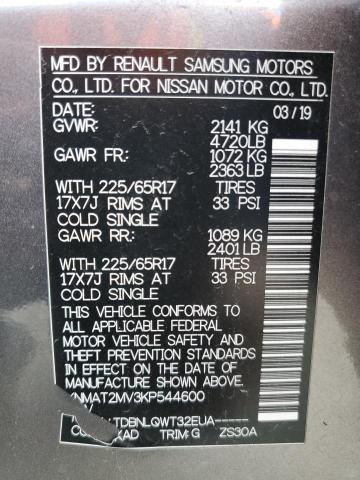 Photo 14 from auction – 2019 NISSAN ROGUE S with VIN KNMAT2MV3KP544600
