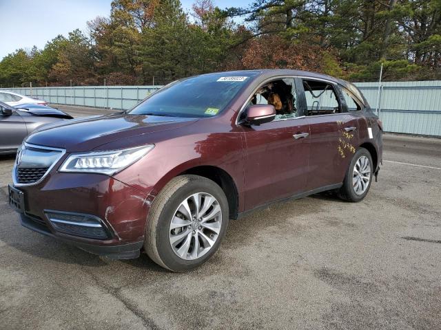 ACURA MDX TECHNO 2016 with VIN 5FRYD4H48GB048488 - Photo from auction
