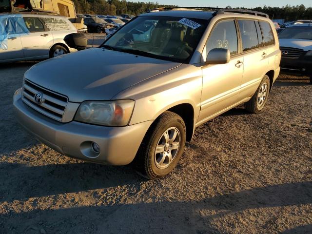 TOYOTA HIGHLANDER 2005 with VIN JTEGP21A450050500 - Photo from auction
