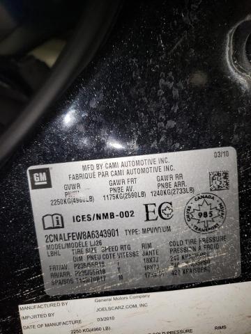 Photo 14 from auction – 2010 CHEVROLET EQUINOX LT with VIN 2CNALFEW8A6343901