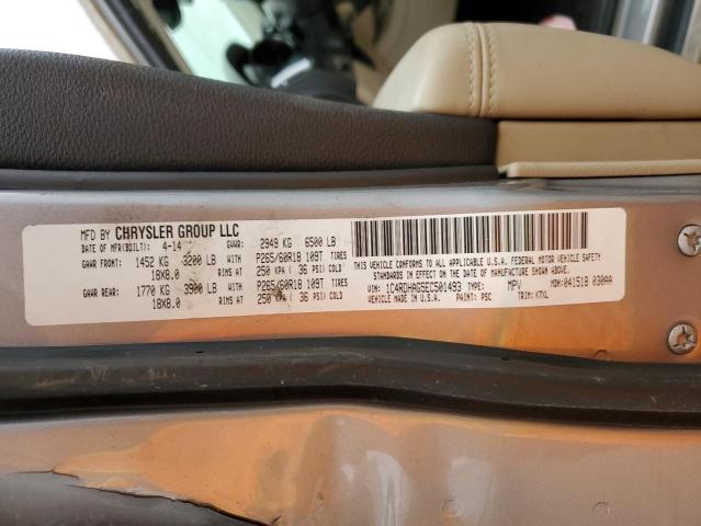 Photo 14 from auction – 2014 DODGE DURANGO SX with VIN 1C4RDHAG5EC501493