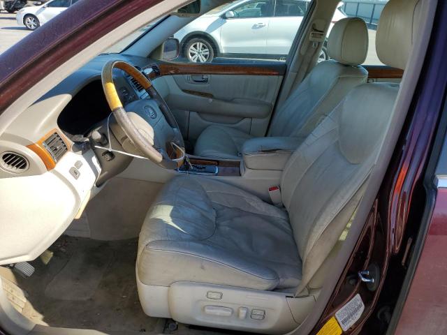 Photo 7 from auction – 2001 LEXUS LS 430 with VIN JTHBN30F610036548