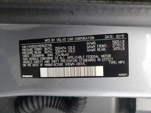 Photo 14 from auction – 2013 VOLVO XC90 3.2 with VIN YV4952CY0D1637795