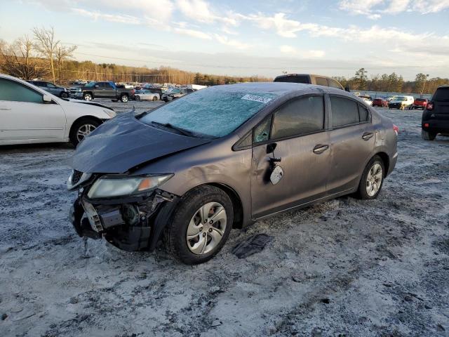 HONDA CIVIC LX 2013 with VIN 19XFB2F57DE070109 - Photo from auction