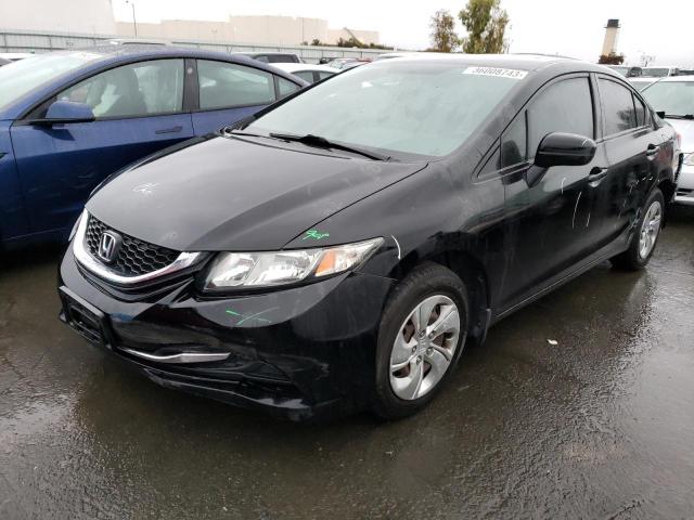 HONDA CIVIC LX 2014 with VIN 19XFB2F59EE063969 - Photo from auction