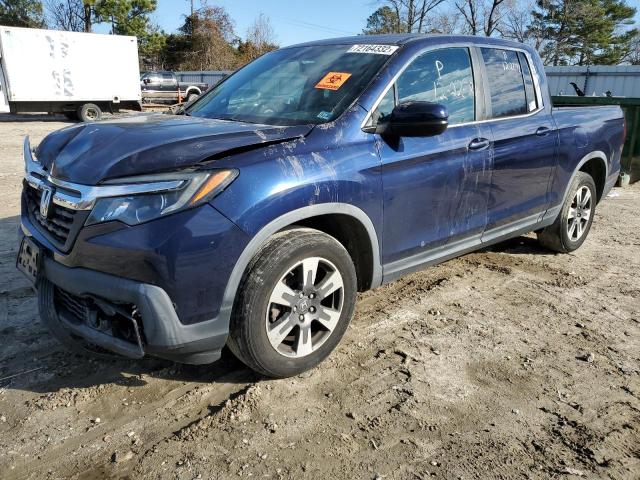 HONDA RIDGELINE 2017 with VIN 5FPYK2F62HB011400 - Photo from auction