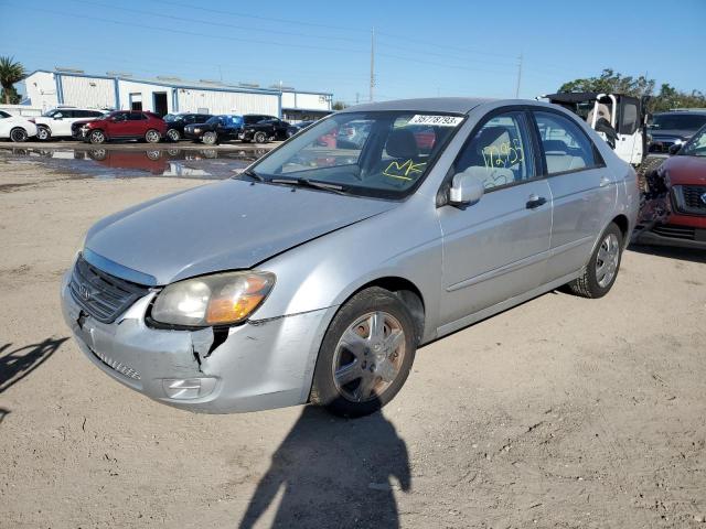 KIA SPECTRA EX 2009 with VIN KNAFE221195586041 - Photo from auction