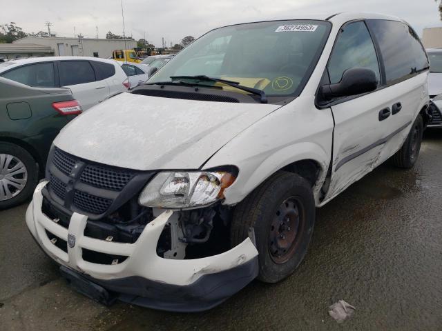 DODGE CARAVAN SE 2002 with VIN 1B4GP253X2B739650 - Photo from auction