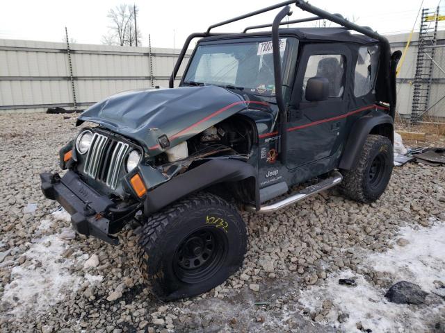JEEP WRANGLER / 2004 with VIN 1J4FA49S64P779477 - Photo from auction