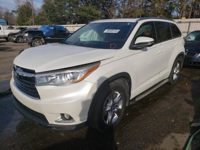 TOYOTA HIGHLANDER 2016 مع رقم تعريف المركبة 5TDYKRFH7GS148975 - صورة من المزاد