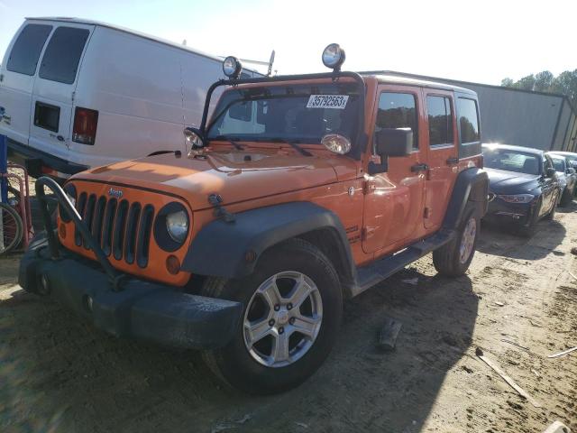 JEEP WRANGLER U 2012 with VIN 1C4BJWDG6CL218799 - Photo from auction