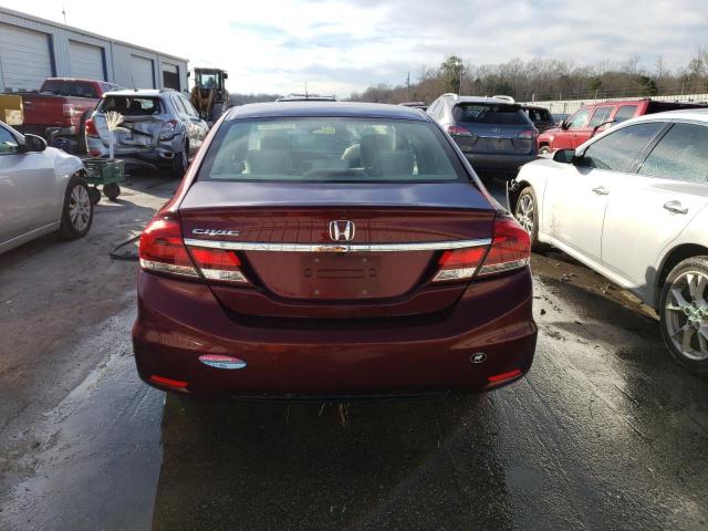 Photo 6 from auction – 2013 HONDA CIVIC LX with VIN 19XFB2F52DE003045