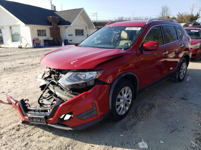 NISSAN ROGUE S 2017 with VIN JN8AT2MT0HW398996 - Photo from auction