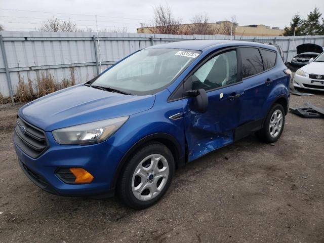 FORD ESCAPE S 2018 with VIN 1FMCU0F77JUB47184 - Photo from auction