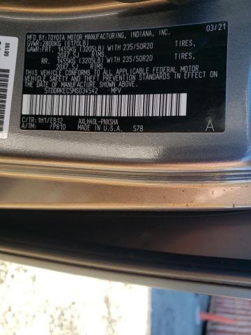 Photo 14 from auction – 2021 TOYOTA SIENNA XSE with VIN 5TDDRKEC5MS034542