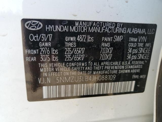 Photo 14 from auction – 2018 HYUNDAI SANTA FE S with VIN 5NMZU3LB4JH088109