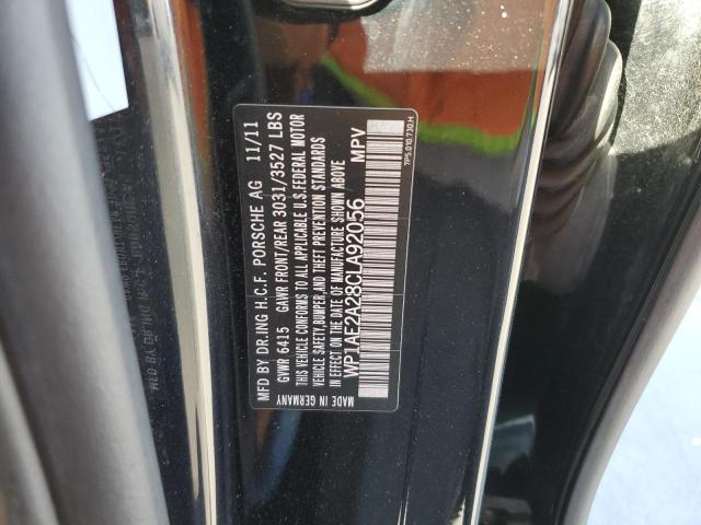 Photo 14 from auction – 2012 PORSCHE CAYENNE S with VIN WP1AE2A28CLA92056