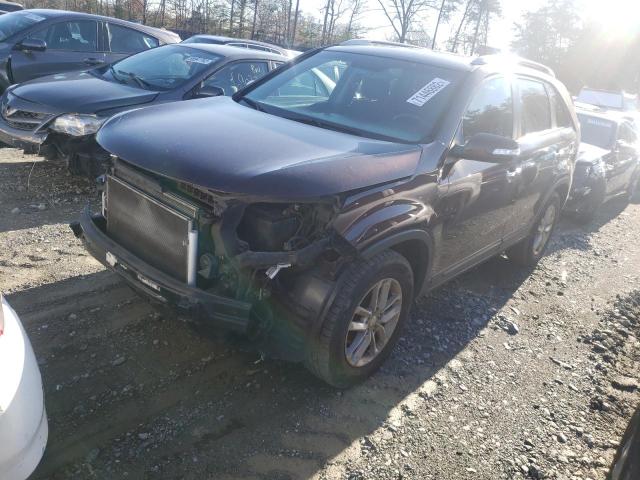 KIA SORENTO LX 2014 with VIN 5XYKT3A60EG469448 - Photo from auction