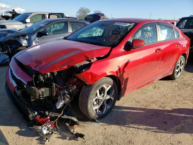 KIA FORTE FE 2020 with VIN 3KPF24AD0LE261279 - Photo from auction