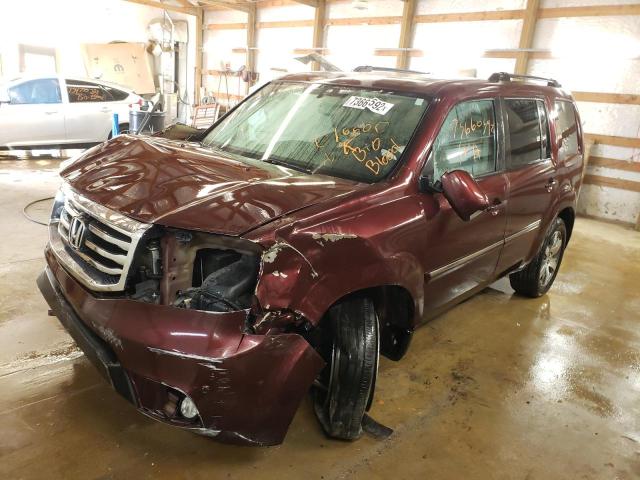 HONDA PILOT TOUR 2014 with VIN 5FNYF4H98EB016600 - Photo from auction