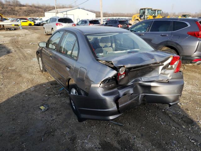 Photo 2 from auction – 2005 HONDA CIVIC with VIN 2HGES16395H623080