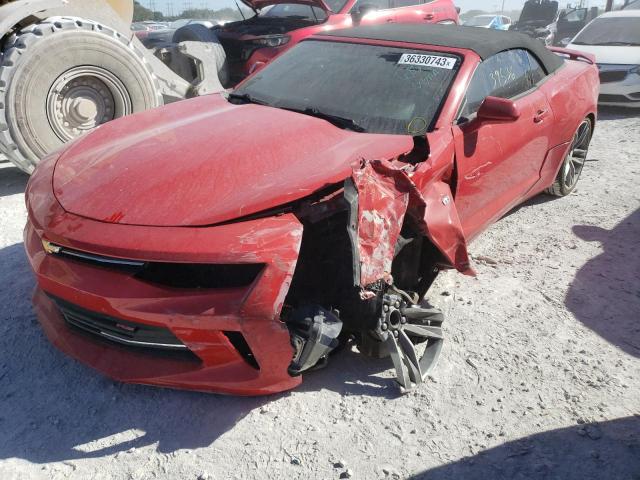 CHEVROLET CAMARO LT 2017 with VIN 1G1FB3DS2H0102566 - Photo from auction