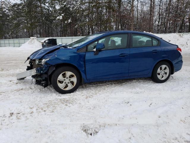 HONDA CIVIC LX 2013 with VIN 19XFB2F54DE088292 - Photo from auction