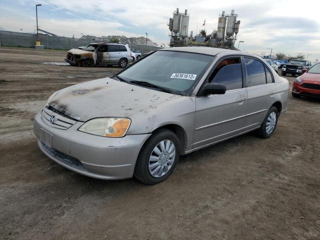 HONDA CIVIC LX 2002 with VIN 2HGES16642H507842 - Photo from auction
