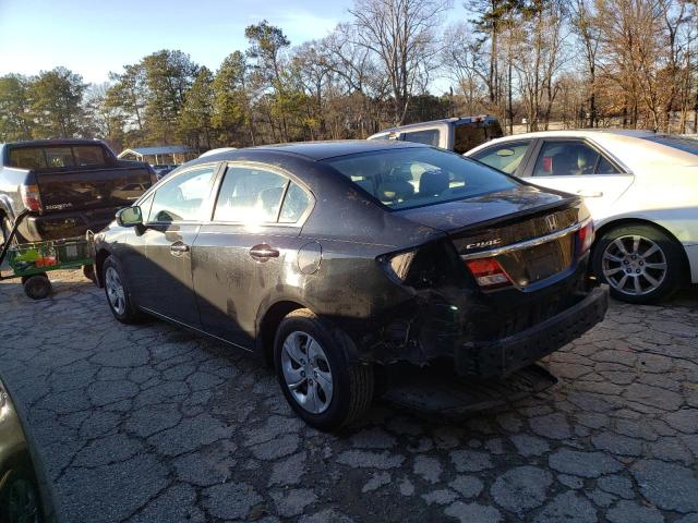 Photo 2 from auction – 2014 HONDA CIVIC LX with VIN 19XFB2E55EE064683