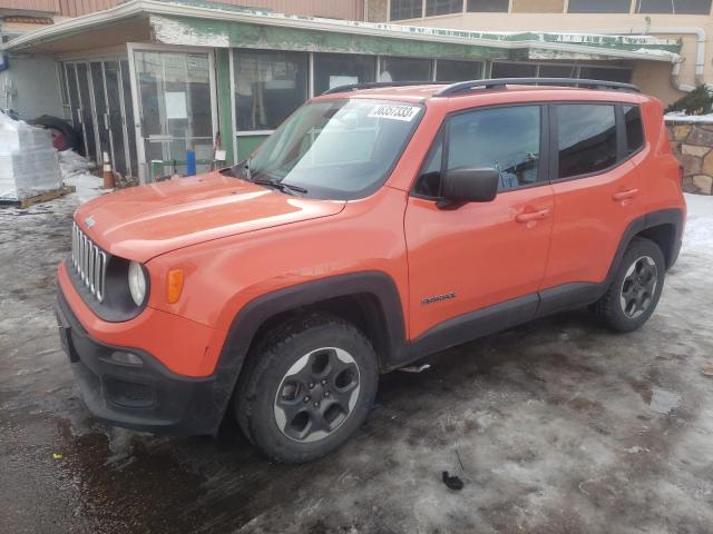 JEEP RENEGADE S 2017 with VIN ZACCJBAB3HPE91689 - Photo from auction