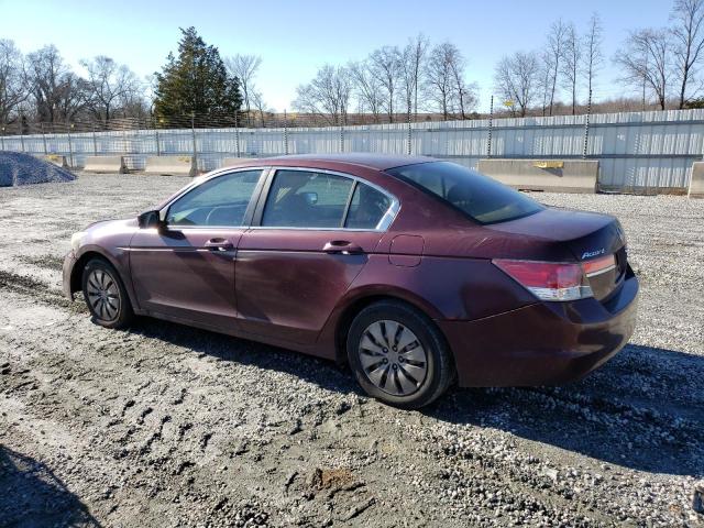 Photo 2 from auction – 2012 HONDA ACCORD LX with VIN 1HGCP2F3XCA099318
