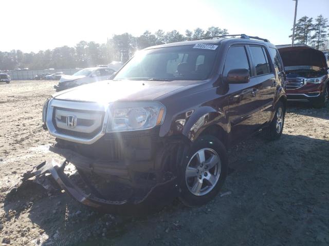 HONDA PILOT EXLN 2011 with VIN 5FNYF3H76BB022609 - Photo from auction